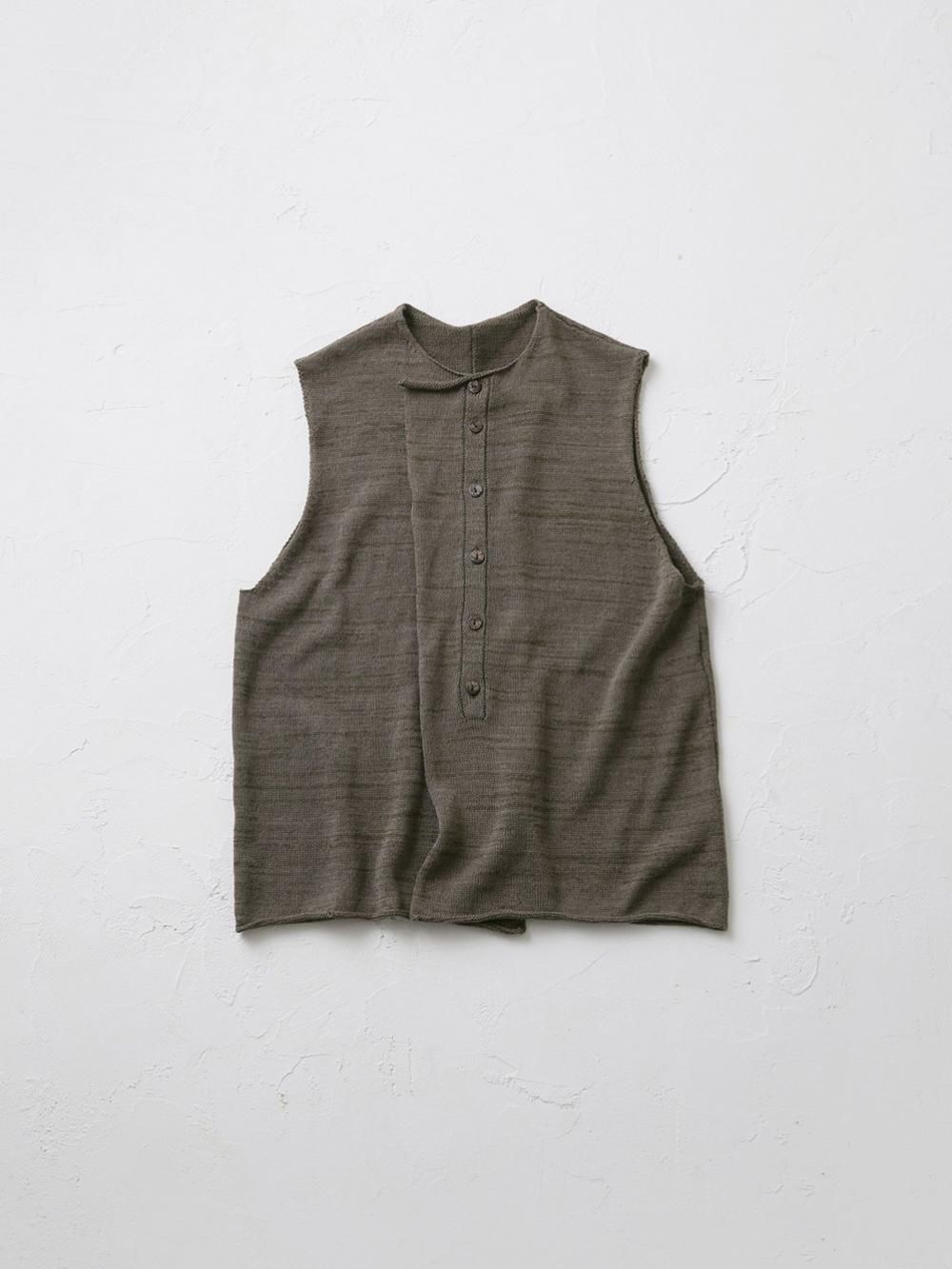 Smooth Hemp Cotton Linen ラップジレ