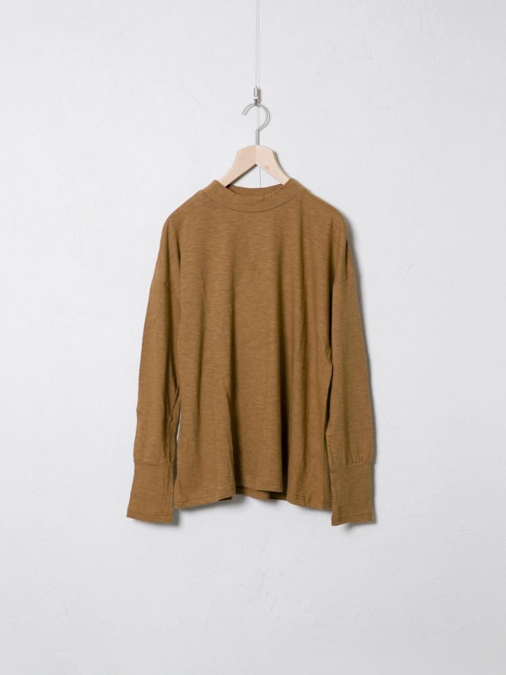 Cotton Linen Plain stitch ボックスラインプルオーバー