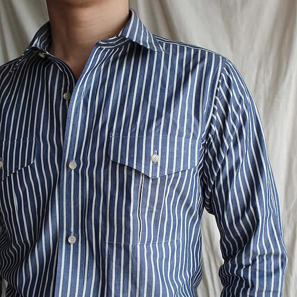 Atelier de vetements shirt / No.6 フレンチカラーシャツ 播州織り