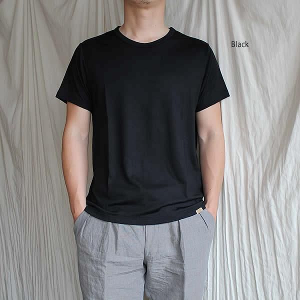 COLINA de passaros コリーナ super120s washable wool tee COLINA de passaros コリーナ super120s washable wool tee