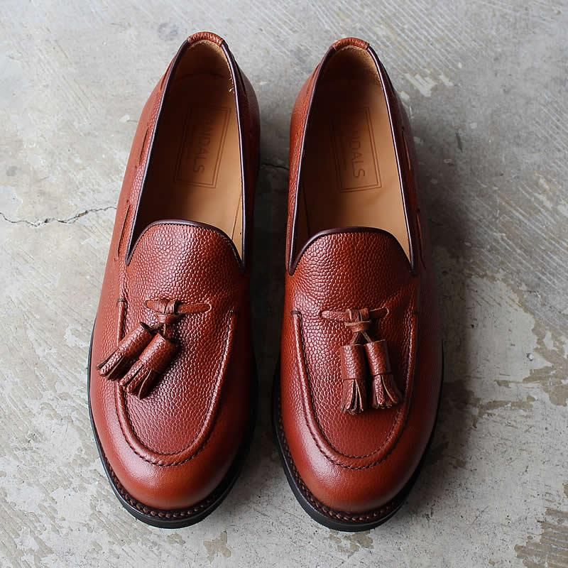 Andals アンダルス 776 735 747 746 シボ革 タッセルローファー Halley Pull ハリープル 革靴 レザーシューズ ビブラムソール Vibram ホールカット 正規取扱店 奈良県のセレクトショップ Imperial S インペリアルズ