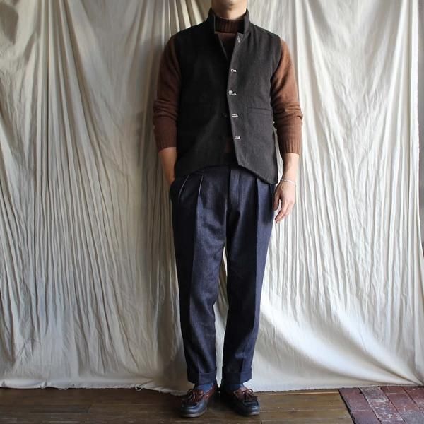 4個まで郵便OK Hackney union workhouse ジレ ベスト サイズ38 - 通販