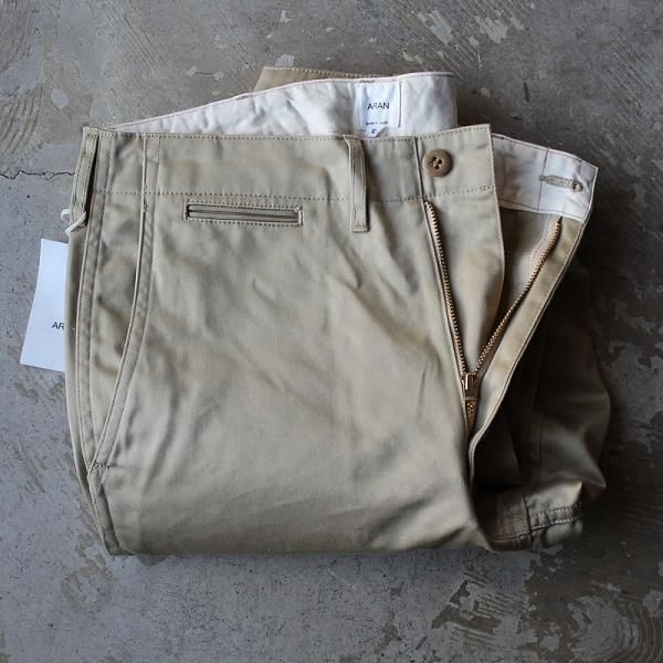 ARAN アラン CHINO-3 RF チノパン レギュラーフィット 経年変化