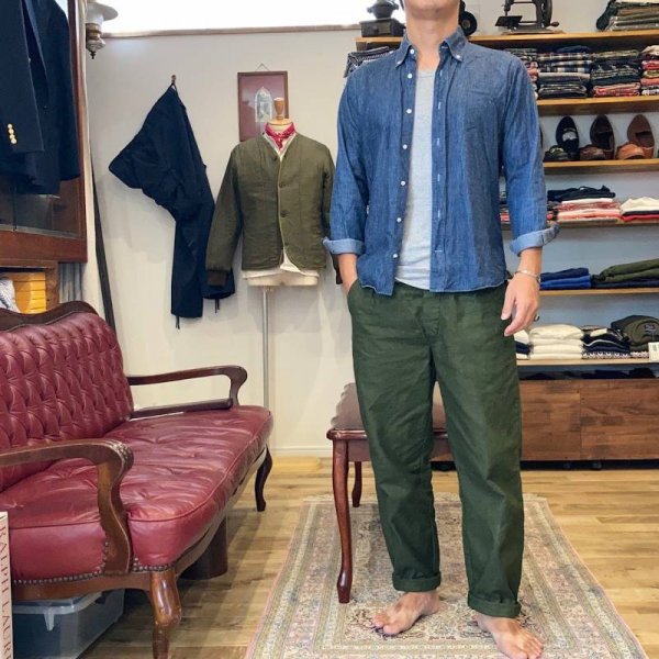 Dead Stock / -Resize- 70-80s Swedish Army Utility Trousers