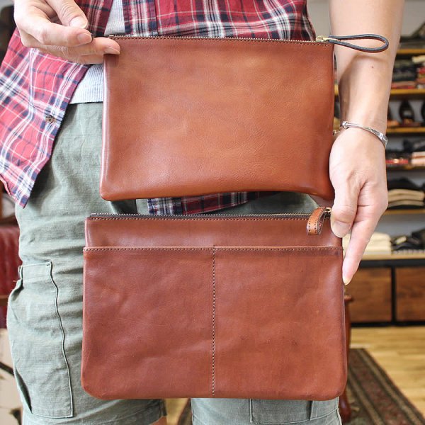 terve / italian leather clutch bag　2型