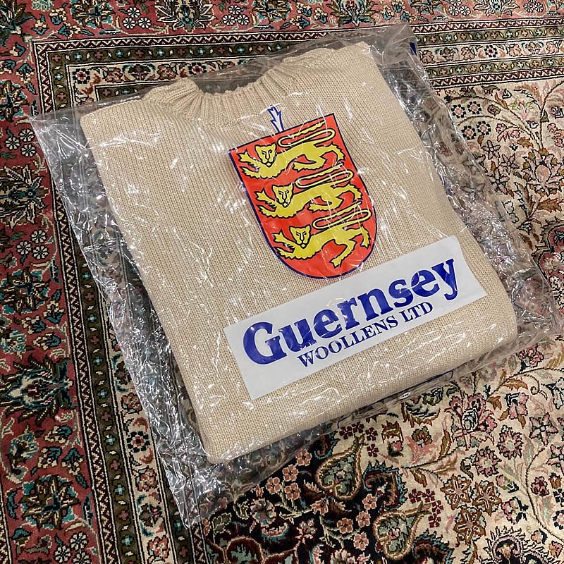 GUERNSEY WOOLLENS ガンジーウーレンズ COTTON TRADITIONAL GUERNSEY コットンニット インペリアルズ