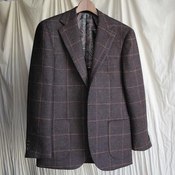 美品 NOBLE ツイード ヘリンボーンジャケット コート プルオーバー Atelier de vetements オーダージャケット IMPERIALS インペリアルズ