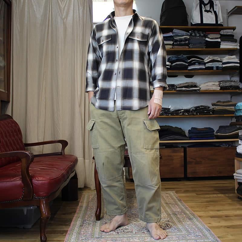 Sanca サンカ DENIMプルオーバーZIPワークシャツ 経年変化 京都 Sanca サンカ DENIMプルオーバーZIPワークシャツ 経年変化 京都