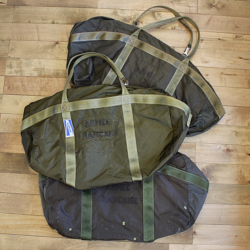 Vintage French pilot kit bag 1980～1990s フランス軍パラシュート ...