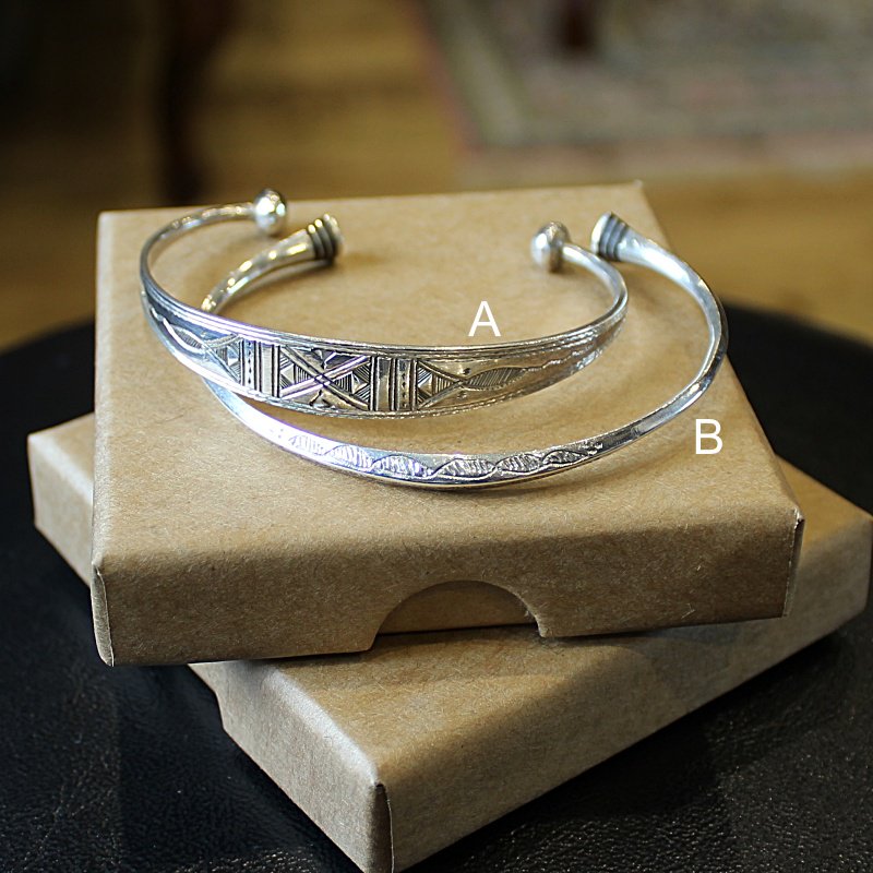 tuareg jewelry / silver bangle 2