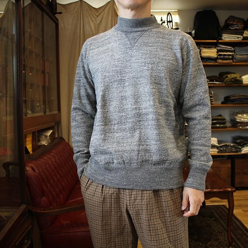 <img class='new_mark_img1' src='https://img.shop-pro.jp/img/new/icons59.gif' style='border:none;display:inline;margin:0px;padding:0px;width:auto;' />DEVISE FACTORY / Cotton Relax High Neck Sweatshirt (DF066)