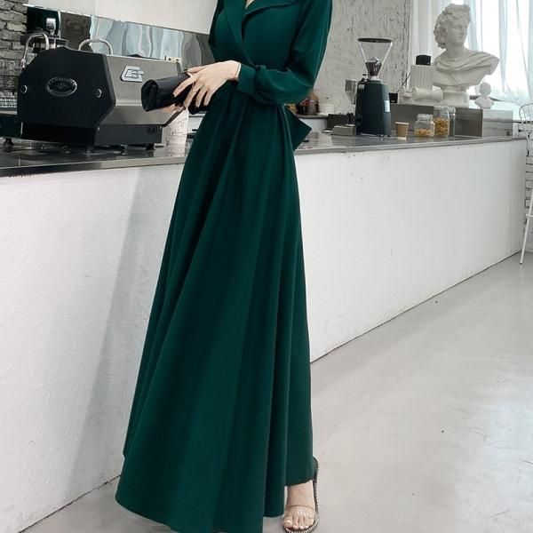 エレガント ストレートネックライン バックリボン ロングドレス ドレス Aライン ロングドレス ティアード ラメ スクエアネック