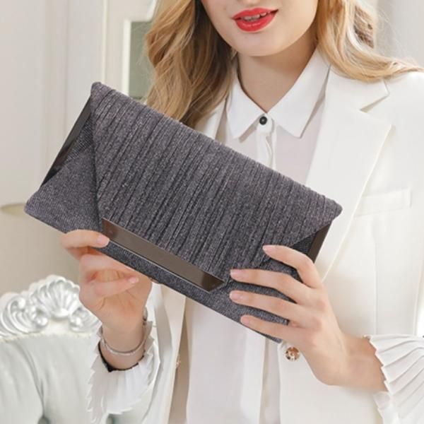 パーティーバッグ 2WAYバッグ シンプル 長方形 エレガント