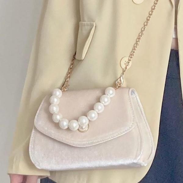 バッグ パール スクエア 2WAY ハンドバッグ ショルダーバッグ バッグ パール スクエア 2WAY ハンドバッグ ショルダーバッグ