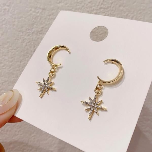 美品 ピアス クリスマス プレゼント 星 ゴールド ane mone 正規品