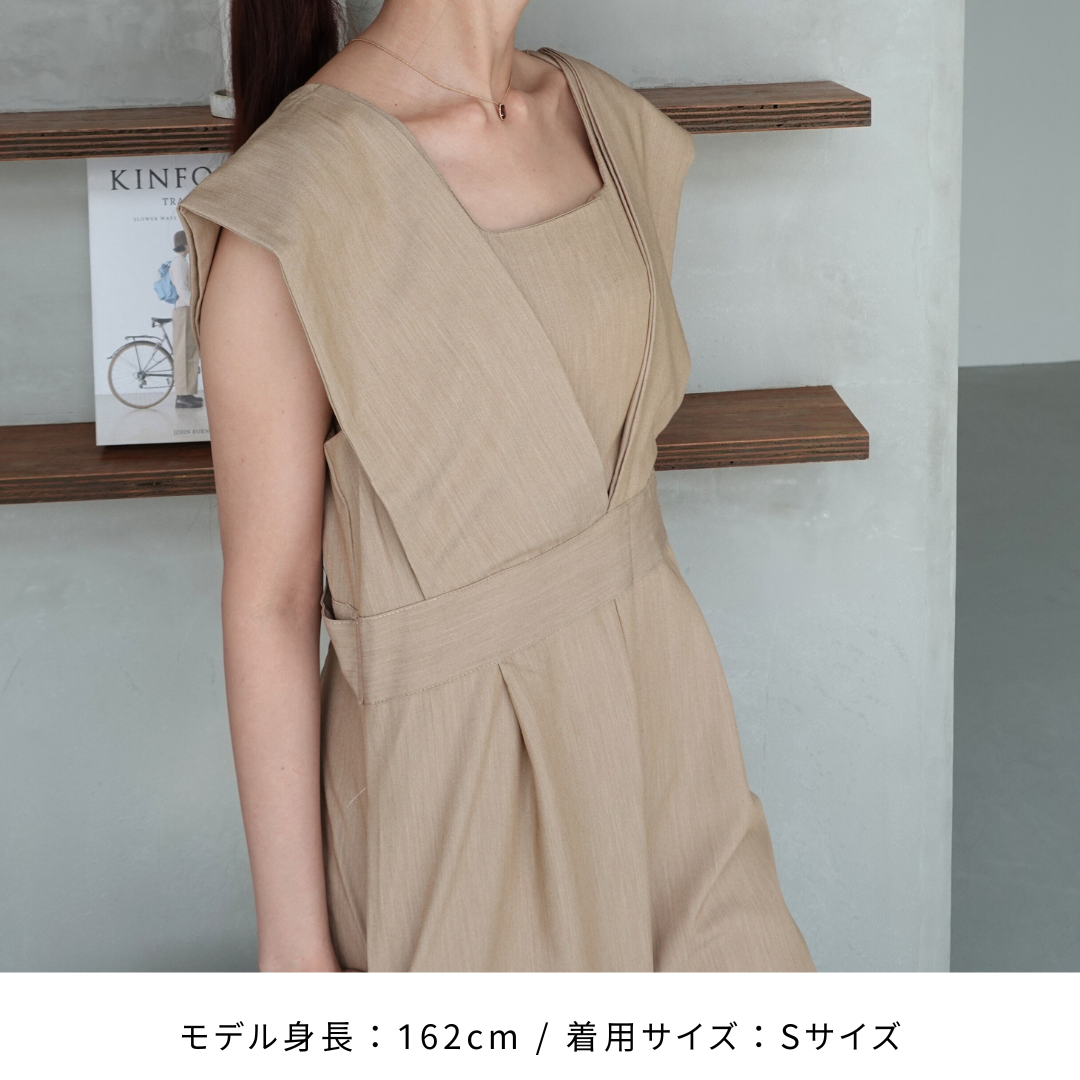 最も  ドレス ナチュラル パンツドレス 美シルエット 体形カバー 活躍 スーツ・フォーマル・ドレス