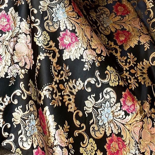 ドレス 花柄 クラシカル エレガント ゴージャス サスペンダー 肩リボン