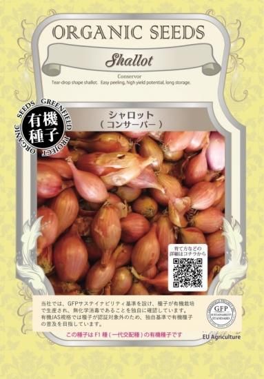 シャロット / コンサーバー / 有機 種子 / グリーンフィールド / 根菜