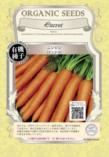 ニンジン にんじん 人参 ナンテス 有機 種子 固定種 グリーンフィールド 根菜 大袋 ニンジン にんじん 人参 ナンテス 有機 種子 固定種 グリーンフィールド 根菜 大袋