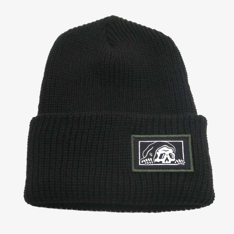 <img class='new_mark_img1' src='https://img.shop-pro.jp/img/new/icons20.gif' style='border:none;display:inline;margin:0px;padding:0px;width:auto;' />PATCH BEANIE-BLACK