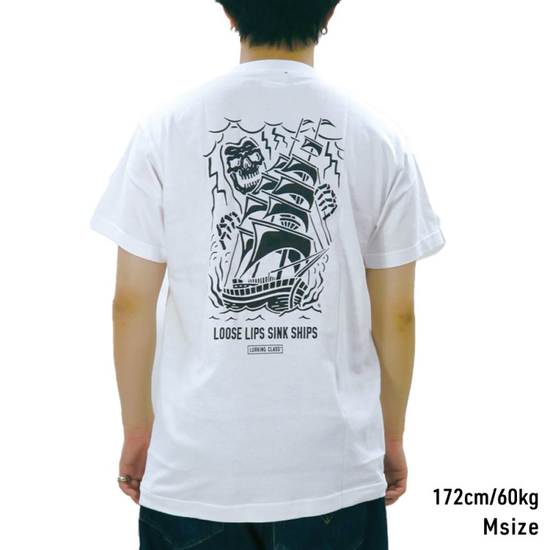 <img class='new_mark_img1' src='https://img.shop-pro.jp/img/new/icons20.gif' style='border:none;display:inline;margin:0px;padding:0px;width:auto;' />LIPS TEE -WHITE