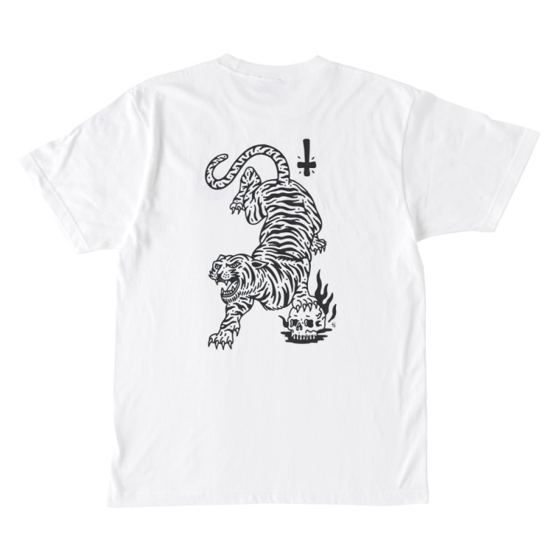 <img class='new_mark_img1' src='https://img.shop-pro.jp/img/new/icons5.gif' style='border:none;display:inline;margin:0px;padding:0px;width:auto;' />YANG TIGER TEE-WHITE