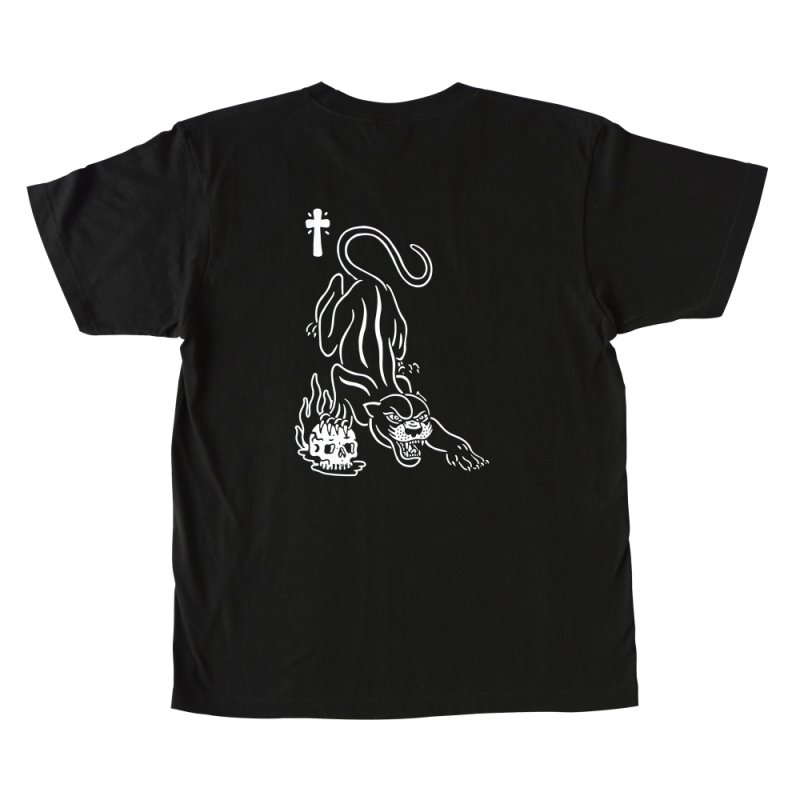 <img class='new_mark_img1' src='https://img.shop-pro.jp/img/new/icons5.gif' style='border:none;display:inline;margin:0px;padding:0px;width:auto;' />YIN PANTHER TEE-BLACK
