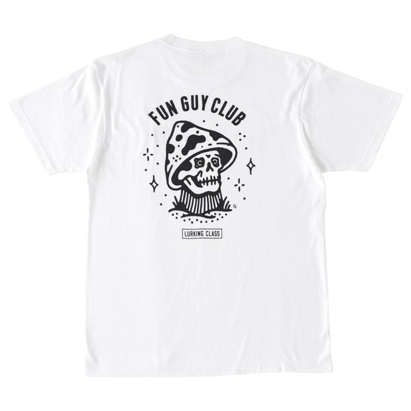 <img class='new_mark_img1' src='https://img.shop-pro.jp/img/new/icons5.gif' style='border:none;display:inline;margin:0px;padding:0px;width:auto;' />FUN GUY TEE-WHITE