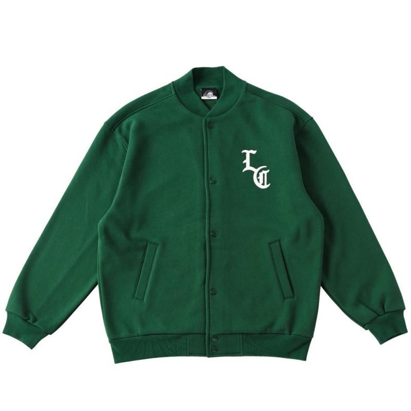 <img class='new_mark_img1' src='https://img.shop-pro.jp/img/new/icons16.gif' style='border:none;display:inline;margin:0px;padding:0px;width:auto;' />SALEGOOD TIME SWEAT STADIUM JACKET - IVY GREEN