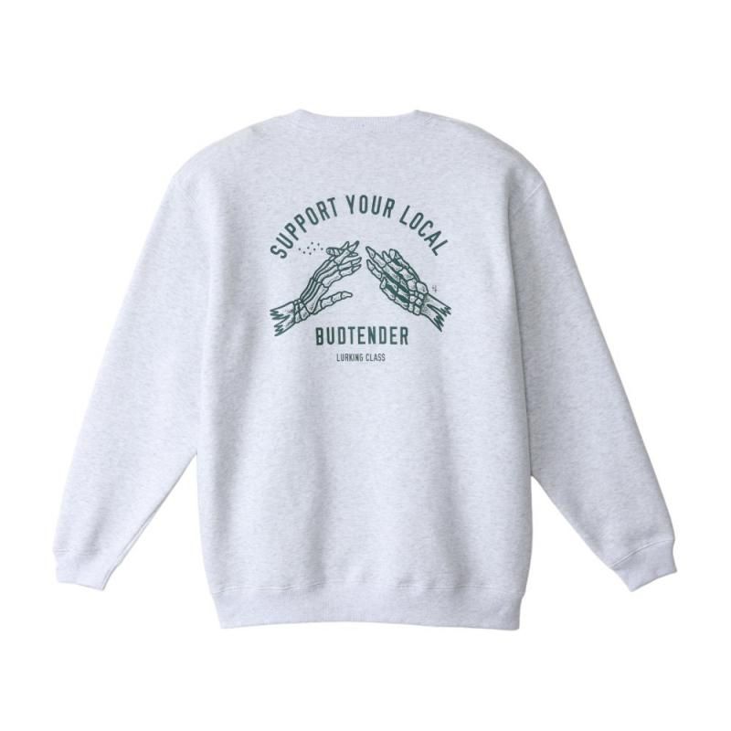 LURKING CLASS トレーナー M グレー LURKING CLASS ラーキングクラス トレーナー クルーネック