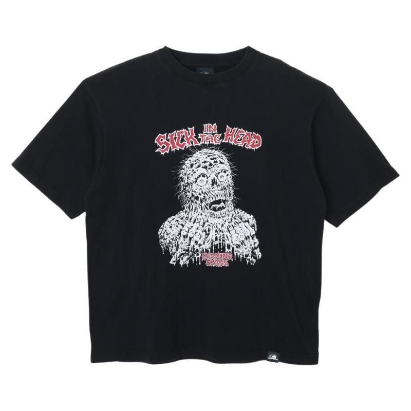 <img class='new_mark_img1' src='https://img.shop-pro.jp/img/new/icons16.gif' style='border:none;display:inline;margin:0px;padding:0px;width:auto;' />50%OFFSICK IN THE HEAD ACID WASHED S/S TEE -BLACK ACID
	