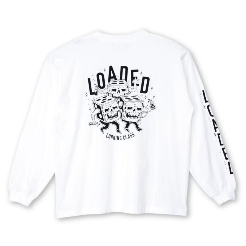 <img class='new_mark_img1' src='https://img.shop-pro.jp/img/new/icons13.gif' style='border:none;display:inline;margin:0px;padding:0px;width:auto;' />LOADED L/S TEE -WHITE