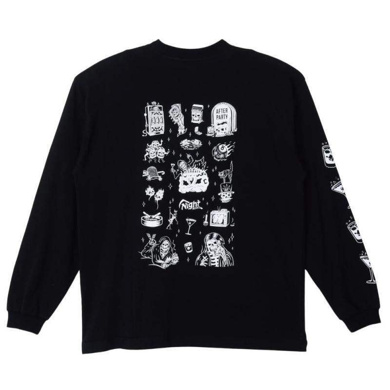 <img class='new_mark_img1' src='https://img.shop-pro.jp/img/new/icons13.gif' style='border:none;display:inline;margin:0px;padding:0px;width:auto;' />NIGHT MOVES FLASH L/S TEE -BLACK
	