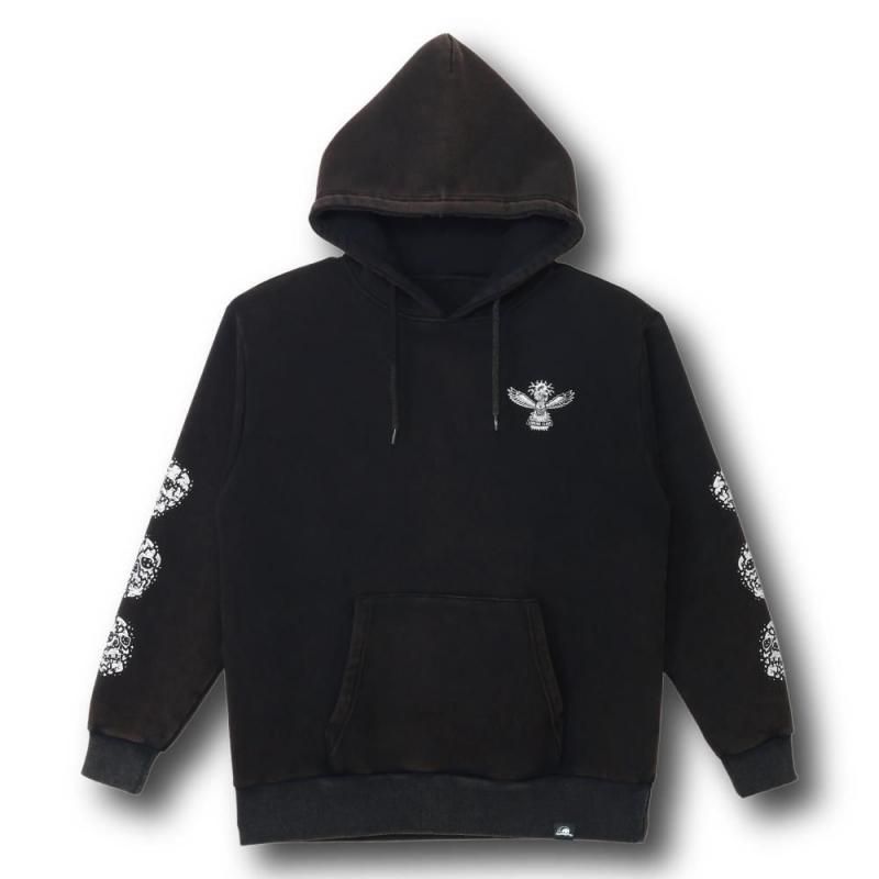 <img class='new_mark_img1' src='https://img.shop-pro.jp/img/new/icons1.gif' style='border:none;display:inline;margin:0px;padding:0px;width:auto;' />LURKING CLASS  TALLBOY UNCHAINED ACID WASH HOOD - BLACK ACID