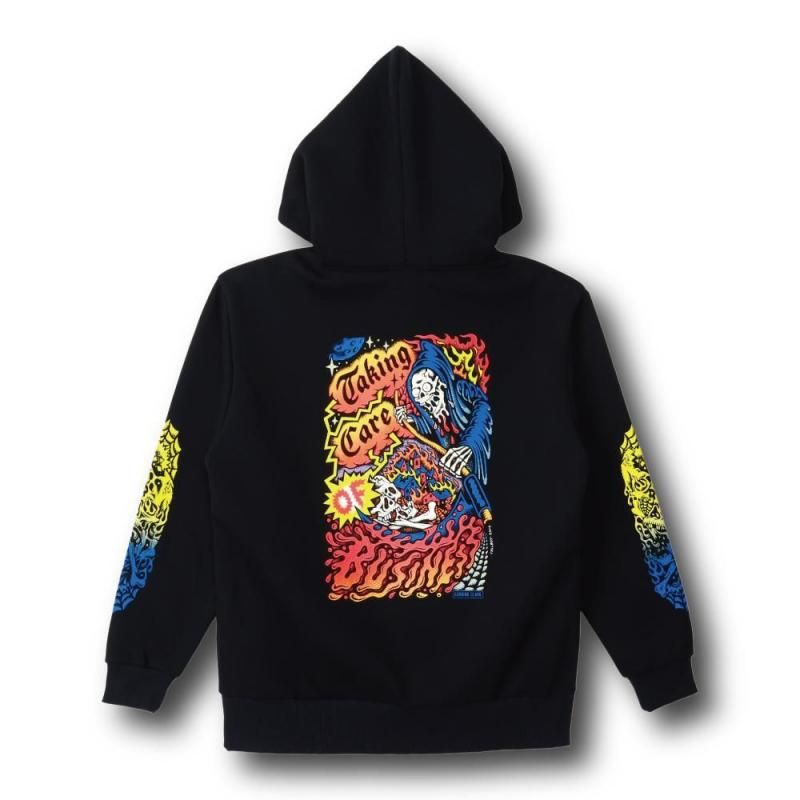 <img class='new_mark_img1' src='https://img.shop-pro.jp/img/new/icons1.gif' style='border:none;display:inline;margin:0px;padding:0px;width:auto;' />LURKING CLASS  TALLBOY TAKING CARE OF BUSINESS HOOD - BLACK