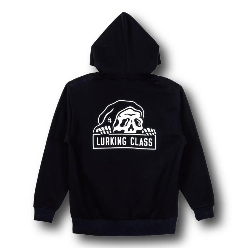 <img class='new_mark_img1' src='https://img.shop-pro.jp/img/new/icons1.gif' style='border:none;display:inline;margin:0px;padding:0px;width:auto;' />LC LOGO ZIP HOOD - BLACK