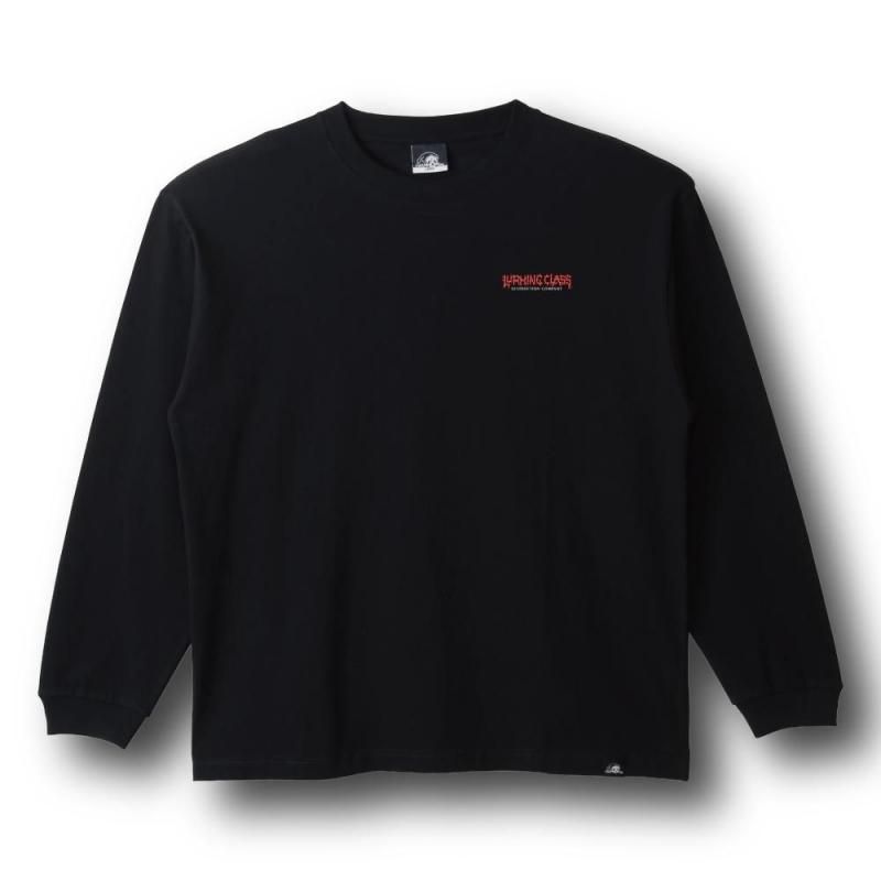 <img class='new_mark_img1' src='https://img.shop-pro.jp/img/new/icons1.gif' style='border:none;display:inline;margin:0px;padding:0px;width:auto;' />LC DESRRUCTION L/S TEE - BLACK