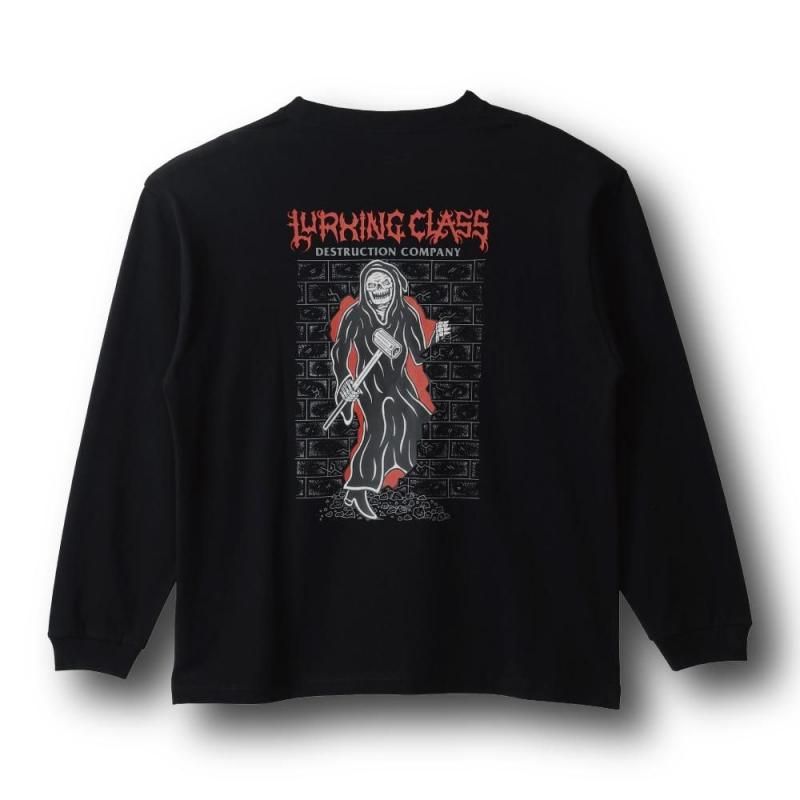<img class='new_mark_img1' src='https://img.shop-pro.jp/img/new/icons1.gif' style='border:none;display:inline;margin:0px;padding:0px;width:auto;' />LC DESRRUCTION L/S TEE - BLACK