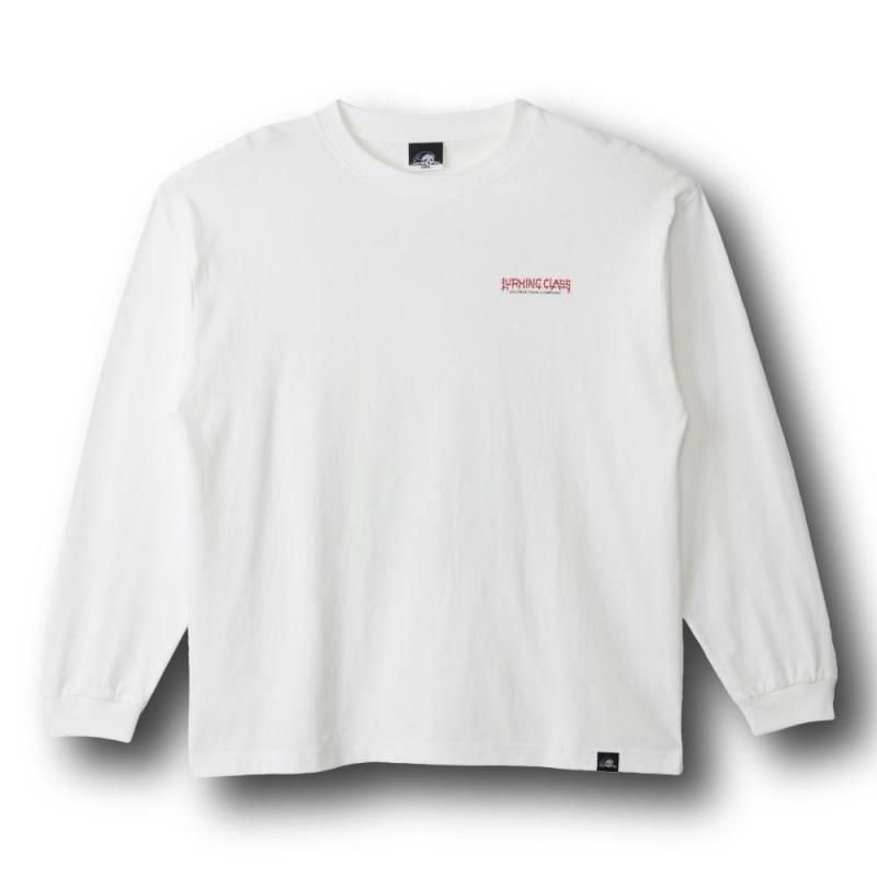 <img class='new_mark_img1' src='https://img.shop-pro.jp/img/new/icons1.gif' style='border:none;display:inline;margin:0px;padding:0px;width:auto;' />LC DESRRUCTION L/S TEE - WHITE