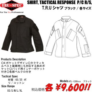 T.R.Uシャツ　ブラック/各サイズ