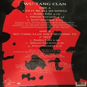 WU-TANG CLAN - CAN IT BE SO SIMPLE / WU-TANG CLAN AIN'T