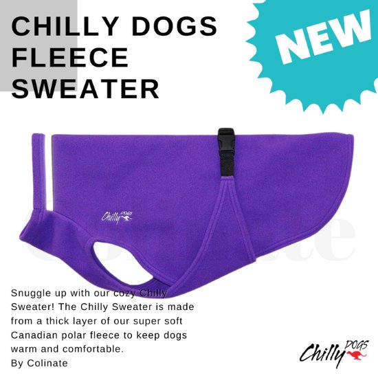 小・中・大型犬-超大型犬用 Chilly Sweater 2022 （チリーセーター/春秋服）正規品【Chilly Dogs】カナダ製