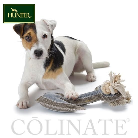Hunter ハンター ヴィンテージ風ドッグトイ 大型犬 子犬用 ぬいぐるみ