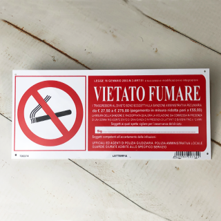 VIETATO FUMARE (ر)