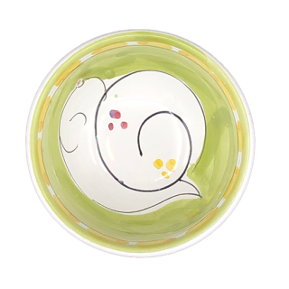 Bowl 9cm -カタツムリ-（黄緑色）