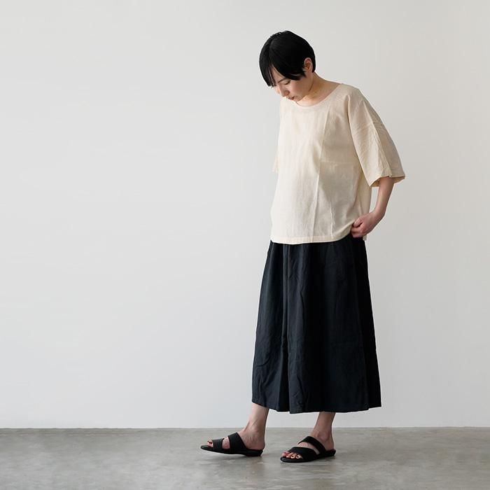 ヂェン先生の日常着 キュロットワイドパンツ