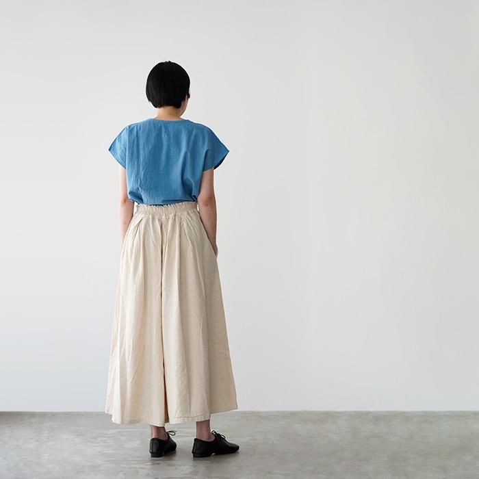 ヂェン先生の日常着 キュロットワイドパンツ