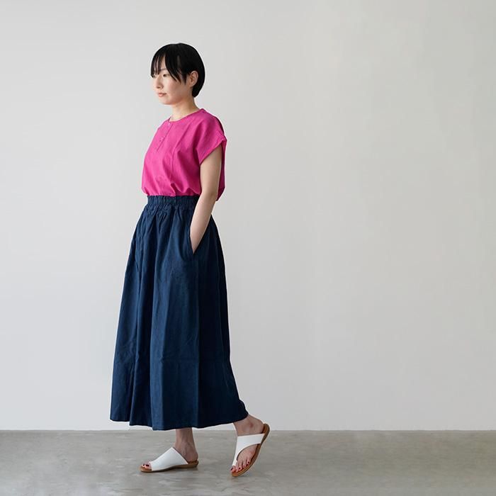 ヂェン先生の日常着 キュロットワイドパンツ