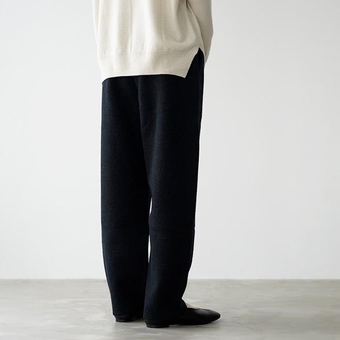 evam eva エヴァムエヴァ press wool pants プレスウールパンツ 