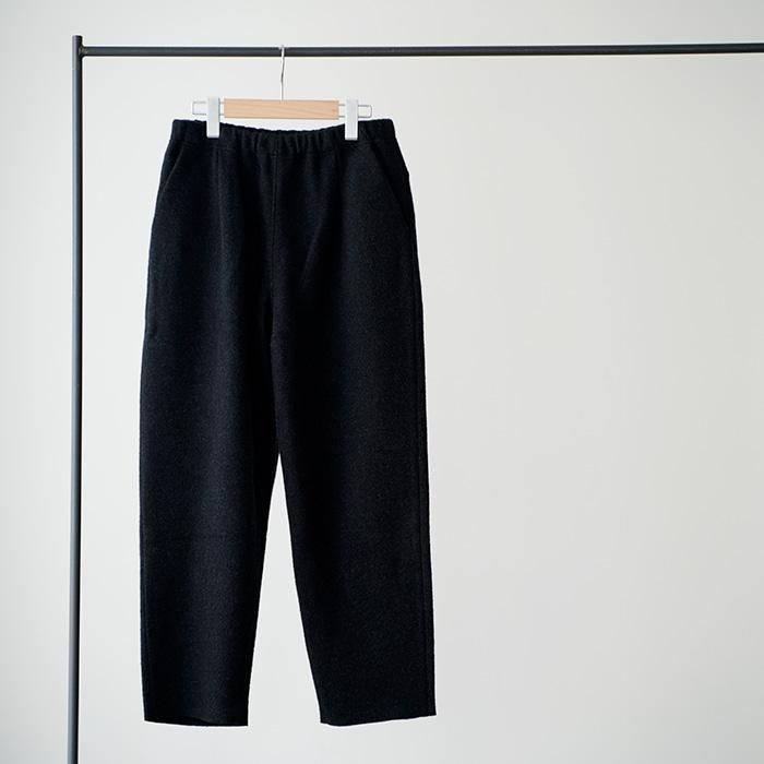 evam eva プレスウールパンツ